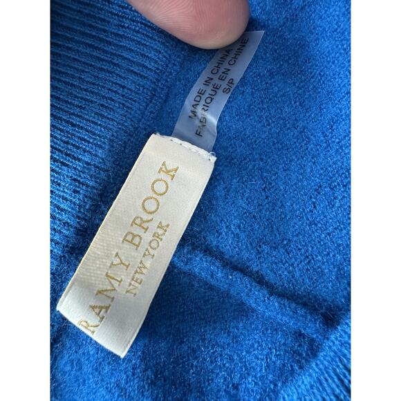 Ramy Brook Wool Cashmere Pants Women’s Small Blue Knit - Picture 4 of 9